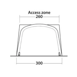 Outwell Newburg 240 Air Low Drive Away Awning 17 Outwell Newburg 240 Air Low Drive Away Awning -OUTDOOR WORLD GEAR 111245 newburg 240 air drawing other5