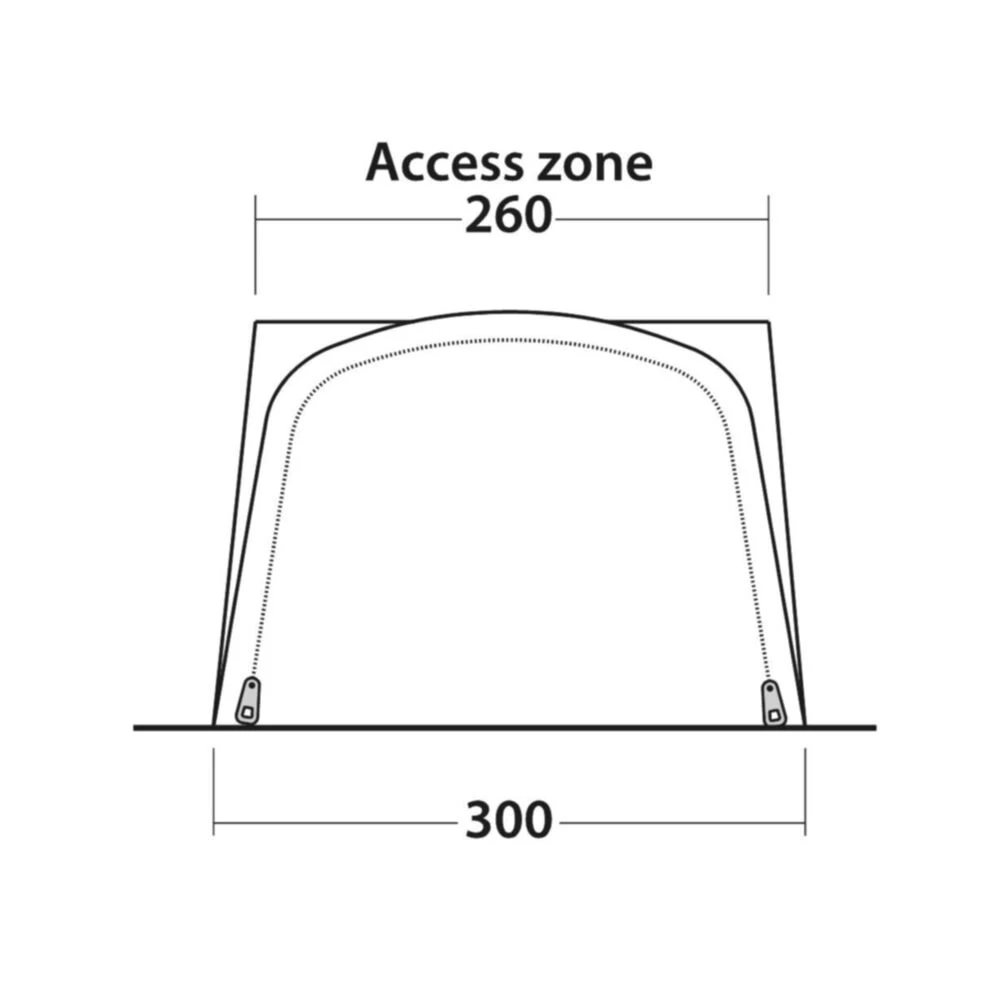 Outwell Newburg 240 Air Low Drive Away Awning 6 Outwell Newburg 240 Air Low Drive Away Awning - Image 4