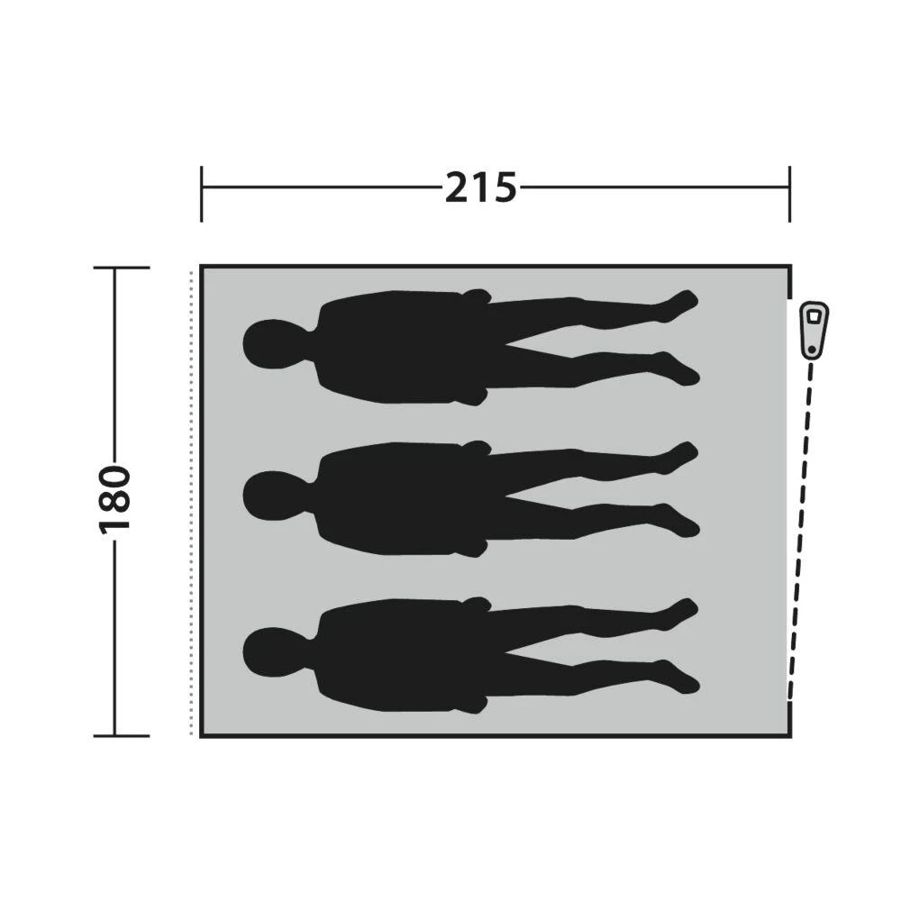 Outwell Free Standing Inner L 4 Outwell Free Standing Inner L - Image 2