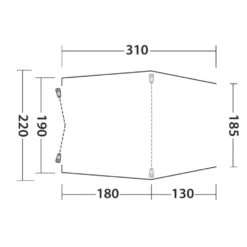 Outwell Sandcrest L Awning (2025) 22 Outwell Sandcrest L Awning (2025) -OUTDOOR WORLD GEAR 111404 sandcrest l drawing floorplan3