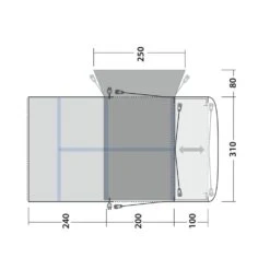 Outwell Jonesville 440sa Flex Awning 22 Outwell Jonesville 440sa Flex Awning -OUTDOOR WORLD GEAR 111412 jonesville 440sa flex drawing floorplan3