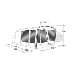 Outwell Jonesville 440sa Flex Awning 23 Outwell Jonesville 440sa Flex Awning -OUTDOOR WORLD GEAR 111412 jonesville 440sa flex drawing perspective2