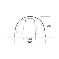 Outwell Sky 4 Tent (2025) -OUTDOOR WORLD GEAR 111424 sky 4 drawing other5