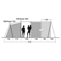 Outwell Phoenix 6+2 Tent (2025) 20 Outwell Phoenix 6+2 Tent (2025) -OUTDOOR WORLD GEAR 111462 phoenix 6 2 drawing other5