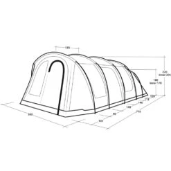 Outwell Phoenix 6+2 Tent (2025) 21 Outwell Phoenix 6+2 Tent (2025) -OUTDOOR WORLD GEAR 111462 phoenix 6 2 drawing perspective2
