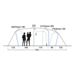 Outwell Hartford 6 Air Tent (2025) 20 Outwell Hartford 6 Air Tent (2025) -OUTDOOR WORLD GEAR 111468 hartford 6 air drawing other6