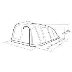 Outwell Tennessee 6+2 Air Tent (2025) -OUTDOOR WORLD GEAR 111470 tennessee 6 2 air drawing perspective2