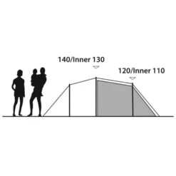 Outwell Earth 4 Plus Tent 18 Outwell Earth 4 Plus Tent -OUTDOOR WORLD GEAR 111485 earth 4 plus drawing other4