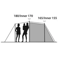Outwell Earth 5 Plus Tent -OUTDOOR WORLD GEAR 111486 earth 5 plus drawing other4