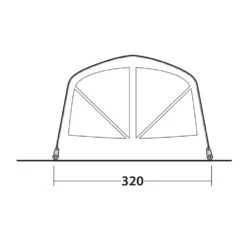 Outwell Flagstaff 5 Air Tent (2025) -OUTDOOR WORLD GEAR 111488 flagstaff 5 air drawing other4