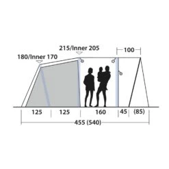 Outwell Flagstaff 5 Air Tent (2025) -OUTDOOR WORLD GEAR 111488 flagstaff 5 air drawing other6