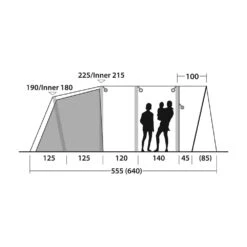 Outwell Florida 5 Air Tent (2025) 16 Outwell Florida 5 Air Tent (2025) -OUTDOOR WORLD GEAR 111489 florida 5 air drawing other4