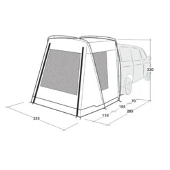 Outwell Dunecrest L Awning (2025) -OUTDOOR WORLD GEAR 111498 dunecrest l drawing perspective2