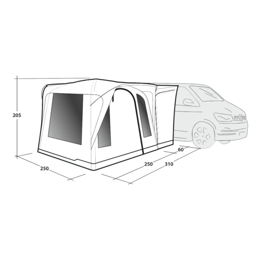 Outwell Daytona Air Awning (175-200cm) (2025) 9 Outwell Daytona Air Awning (175-200cm) (2025) - Image 7