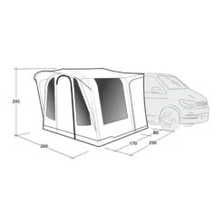 Outwell Santa Monica Air Awning (175-200cm) (2025) 21 Outwell Santa Monica Air Awning (175-200cm) (2025) -OUTDOOR WORLD GEAR 111502 santa monica air drawing perspective2