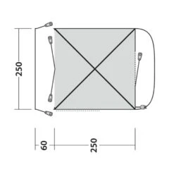 Outwell Pine Hills Awning (175-200cm) (2025) 17 Outwell Pine Hills Awning (175-200cm) (2025) -OUTDOOR WORLD GEAR 111505 pine hills drawing floorplan3