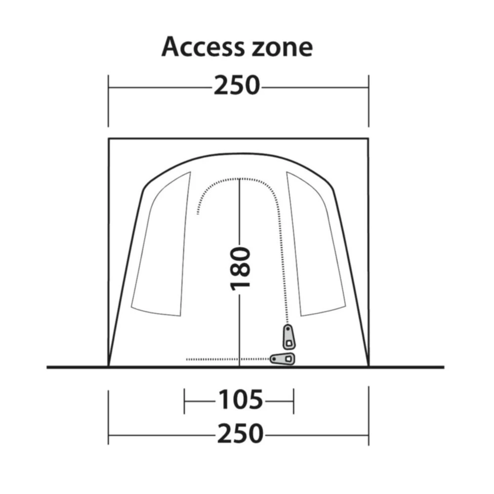 Outwell Pine Hills Awning (175-200cm) (2025) 6 Outwell Pine Hills Awning (175-200cm) (2025) - Image 4