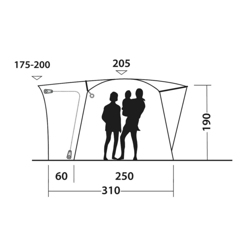 Outwell Pine Hills Awning (175-200cm) (2025) 7 Outwell Pine Hills Awning (175-200cm) (2025) - Image 5