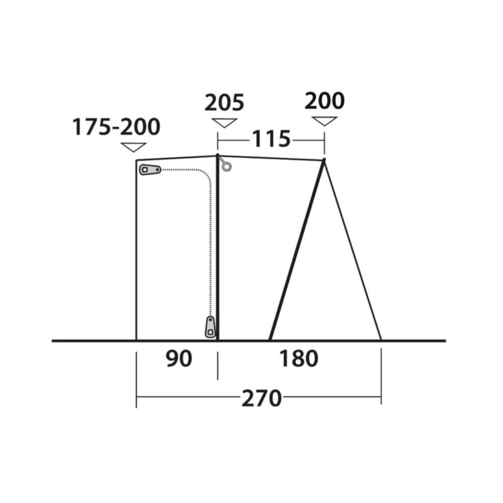 Outwell San Diego Awning (2025) 11 Outwell San Diego Awning (2025) - Image 9