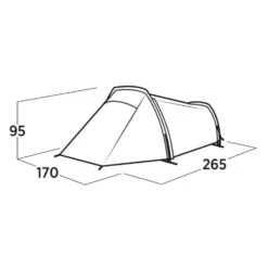 Easy Camp Sarek 2 Tent -OUTDOOR WORLD GEAR 120468 sarek 2 drawing perspective2