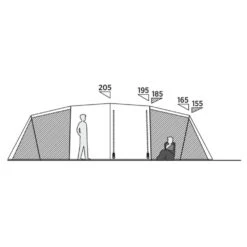 Easy Camp Leka Twin 8 Tent (2025) -OUTDOOR WORLD GEAR 120493 leka twin 8 drawing other4