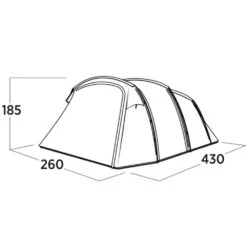 Easy Camp Bokna 4 Tent (2025) -OUTDOOR WORLD GEAR 120494v25 061