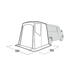 Easy Camp Krossbu Tailgate Awning (2025) -OUTDOOR WORLD GEAR 120503 krossbu drawing perspective2