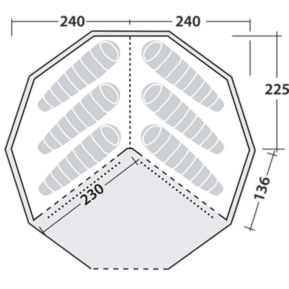 Robens Klondike Grande Inner Tent 4 Robens Klondike Grande Inner Tent - Image 2