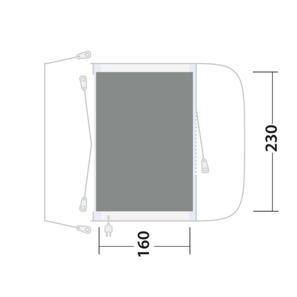 Outwell Cozy Carpet Santa Monica Air (160 X 230cm) 4 Outwell Cozy Carpet Santa Monica Air (160 X 230cm) - Image 2
