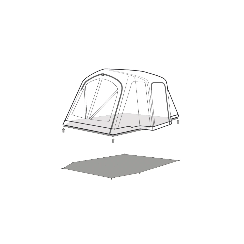 Outwell Montana 4 Footprint Groundsheet (490 * 260cm) 5 Outwell Montana 4 Footprint Groundsheet (490 * 260cm) - Image 3