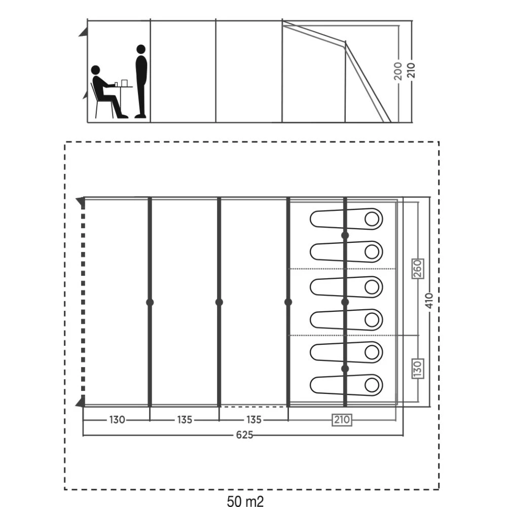 Coleman Vail 6L Tent 5 Coleman Vail 6L Tent - Image 3
