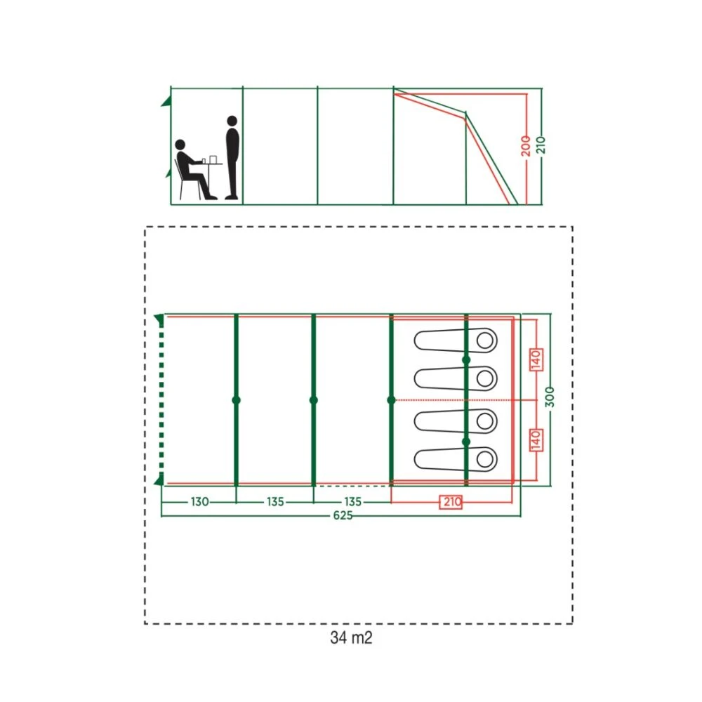 Coleman Vail 4L Tent 5 Coleman Vail 4L Tent - Image 3