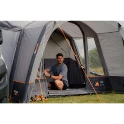 Vango Airbeam Vango Cove III Air Mid Awning (2024) -OUTDOOR WORLD GEAR 2024 coveiiiair mid lifestyle low 6
