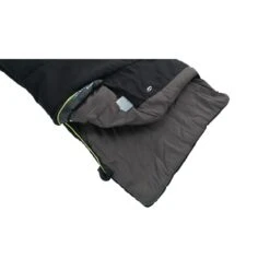 Outwell Celebration Lux Sleeping Bag (Black) 14 Outwell Celebration Lux Sleeping Bag (Black) -OUTDOOR WORLD GEAR 230360 celebration lux black left side zipper feature photo12
