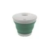 Outwell Collaps Bucket With Lid - Shadow Green 2 Outwell Collaps Bucket With Lid - Shadow Green -OUTDOOR WORLD GEAR 651122 collaps bucket round w lid shadow green feature photo3