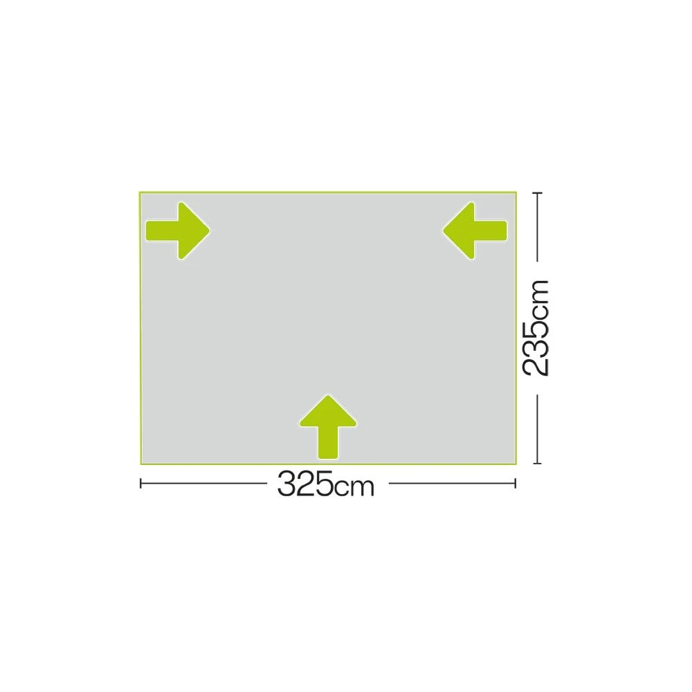Quest Falcon Pro Air 325 Porch Caravan Awning 6 Quest Falcon Pro Air 325 Porch Caravan Awning - Image 4