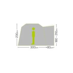 Quest Eagle Air Drive Away Awning (Low: 180-210cm) -OUTDOOR WORLD GEAR a3533 mg 6 midsize