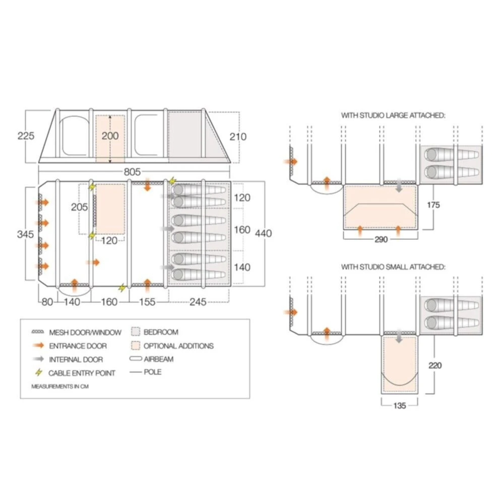 Vango Airbeam Vango Anantara IV 650xl Air Tent 6 Vango Airbeam Vango Anantara IV 650xl Air Tent - Image 4