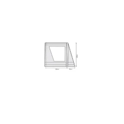 Outdoor Revolution Airedale 7.0se / 9.0se Front Porch Extension -OUTDOOR WORLD GEAR airedale 7se 9se front porch extension floorplan 1
