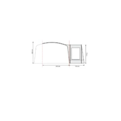Outdoor Revolution Airedale F/G Side Porch 9 Outdoor Revolution Airedale F/G Side Porch -OUTDOOR WORLD GEAR airedale side porch floorplan 1