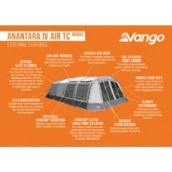 Vango Airbeam Vango Anantara IV TC 650xl Air Tent -OUTDOOR WORLD GEAR anantara iv air tc 650xl lowres