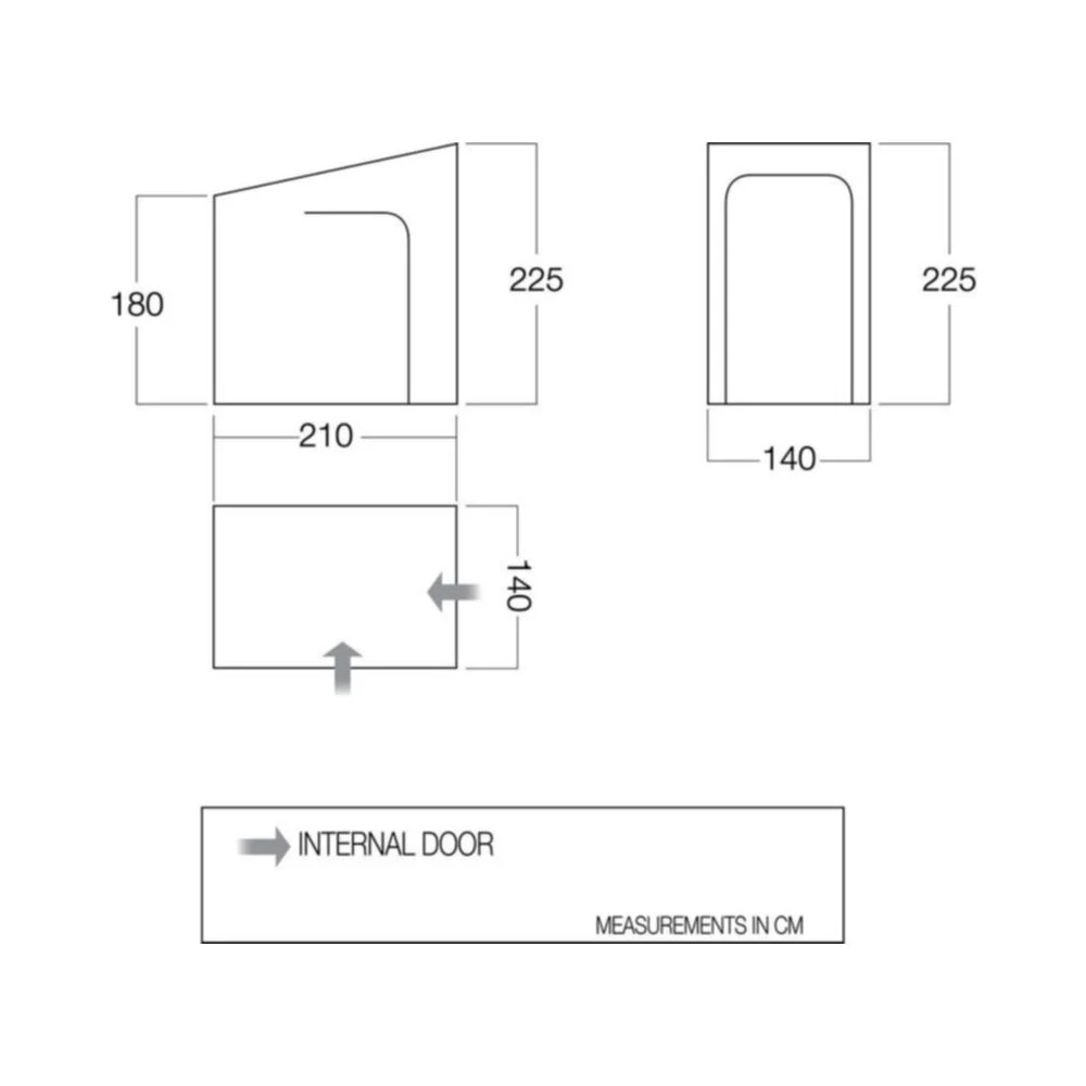 Vango Caravan Awning Bedroom (BR002) 4 Vango Caravan Awning Bedroom (BR002) - Image 2