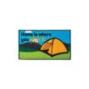 Quest Home Is Where You Pitch It Tent Mat 1 Quest Home Is Where You Pitch It Tent Mat -OUTDOOR WORLD GEAR c0054n 1 midsize