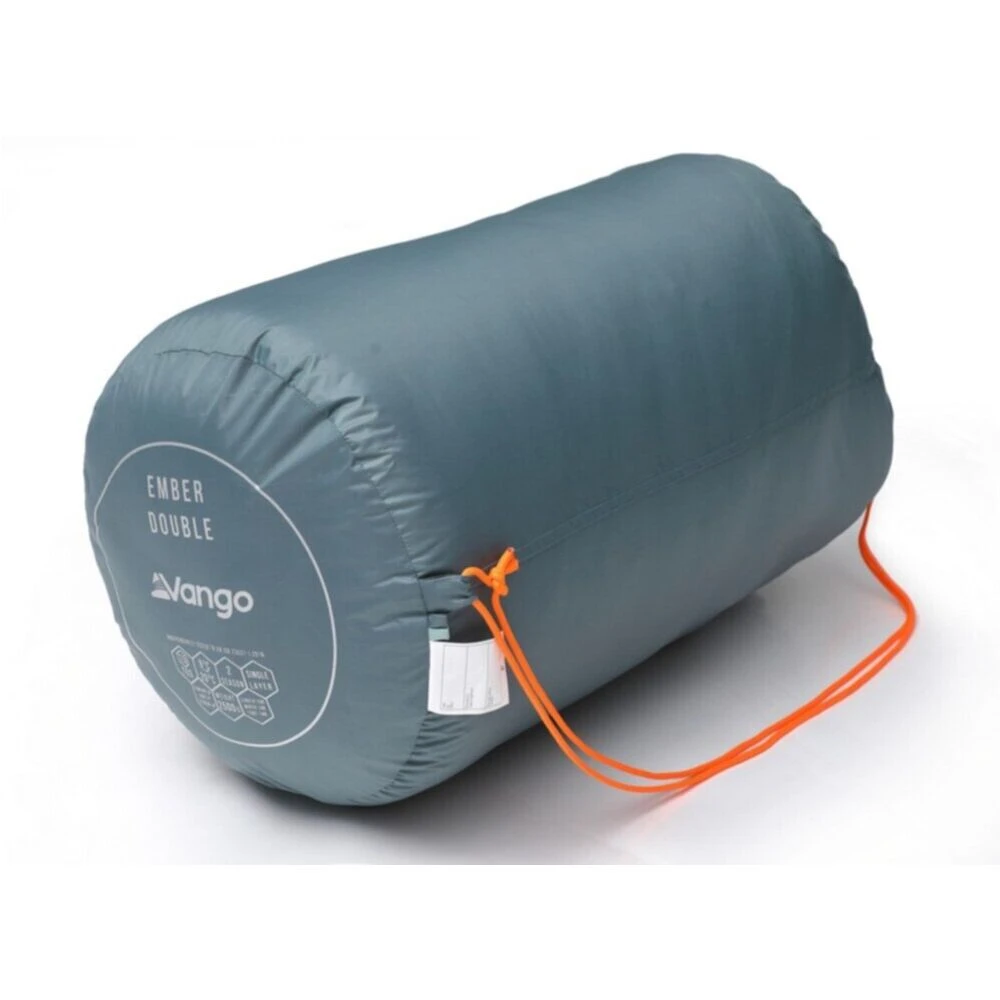 Vango Ember Double Sleeping Bag (Mineral Green) 4 Vango Ember Double Sleeping Bag (Mineral Green) - Image 2