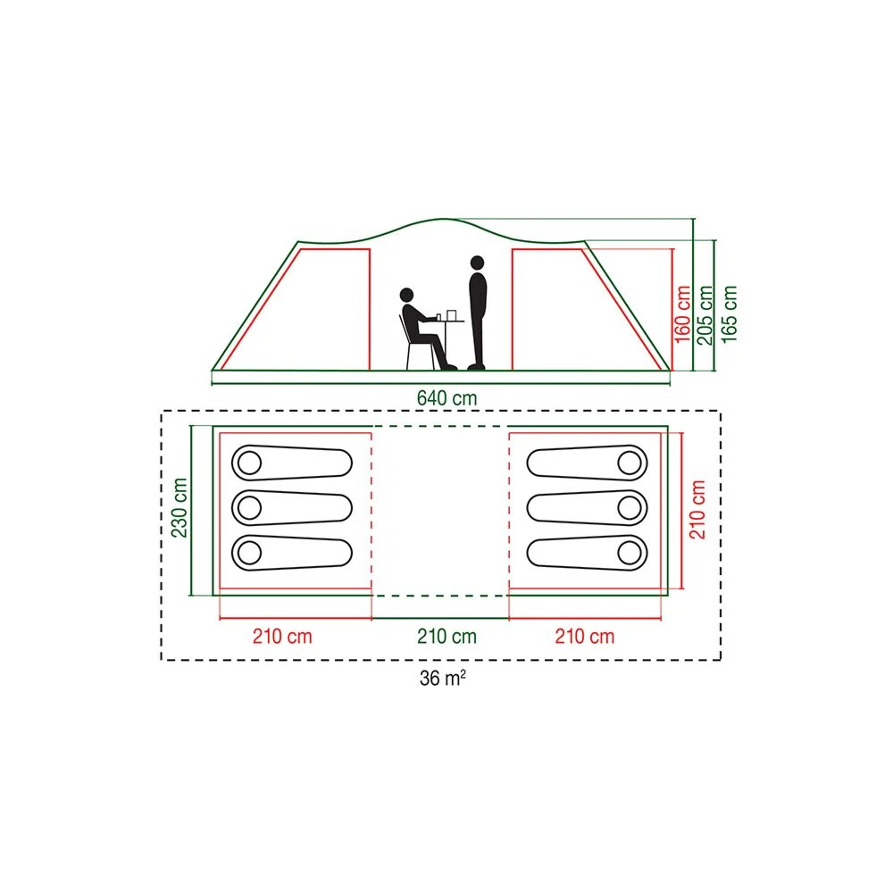 Coleman Spruce Falls 6 Tent 4 Coleman Spruce Falls 6 Tent - Image 2
