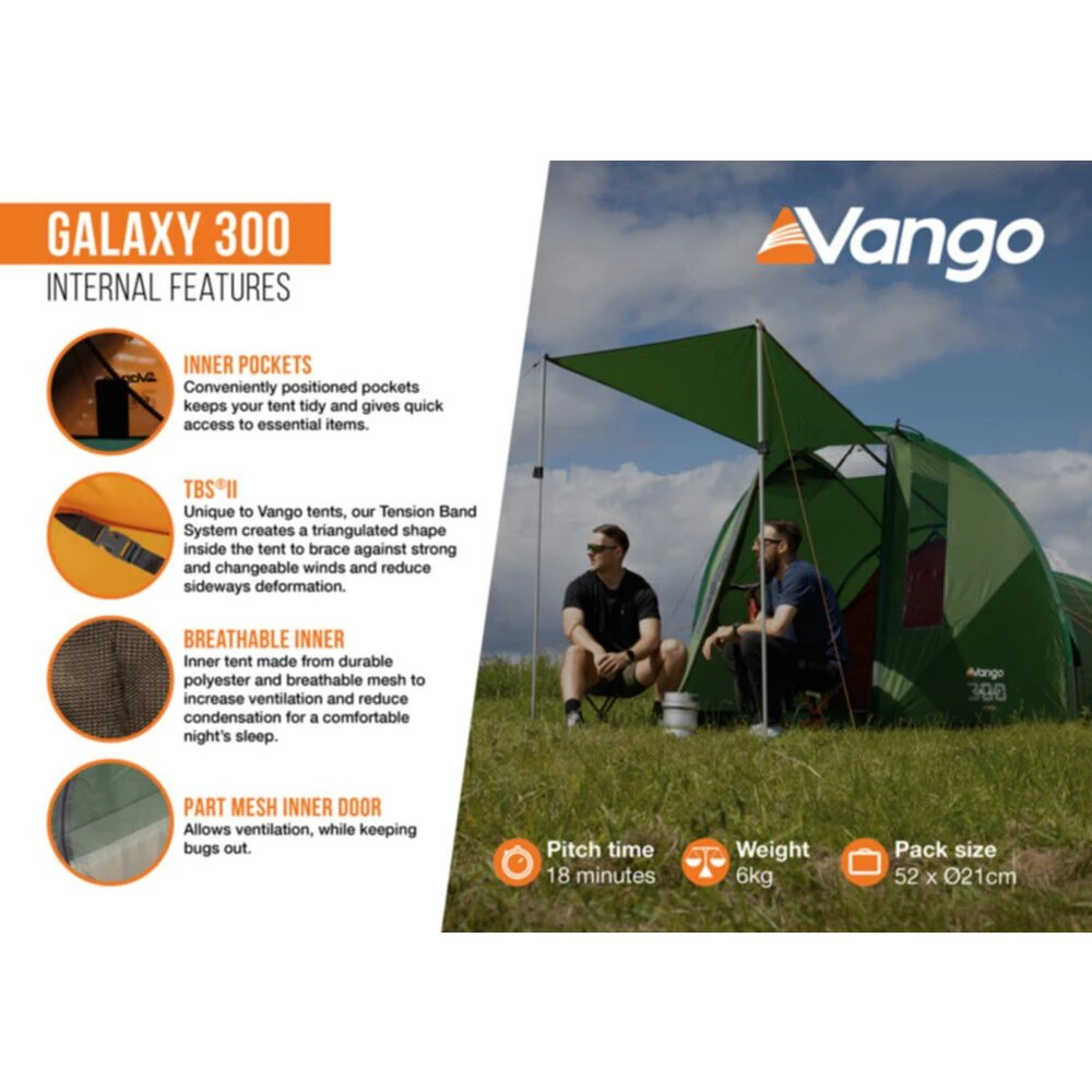 Vango Galaxy 300 Tent (2025) 15 Vango Galaxy 300 Tent (2025) - Image 13