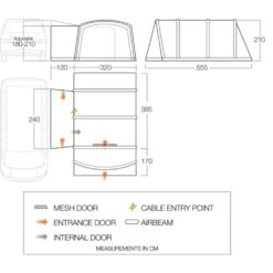 Vango Galli CC II Air Low Awning 26 Vango Galli CC II Air Low Awning -OUTDOOR WORLD GEAR galli cc air low floorplan