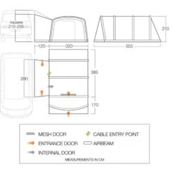 Vango Galli CC II Air Mid Awning -OUTDOOR WORLD GEAR galli cc air mid floorplanlr