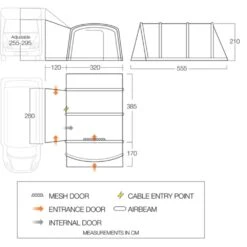 Vango Galli CC II Air Tall Awning 24 Vango Galli CC II Air Tall Awning -OUTDOOR WORLD GEAR galli cc air tall floorplanlr