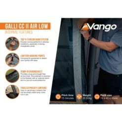 Vango Galli CC II Air Low Awning 31 Vango Galli CC II Air Low Awning -OUTDOOR WORLD GEAR galli cc ii air low infographic internal lr